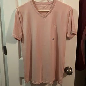 A&F light pink v-neck small shirt never worn